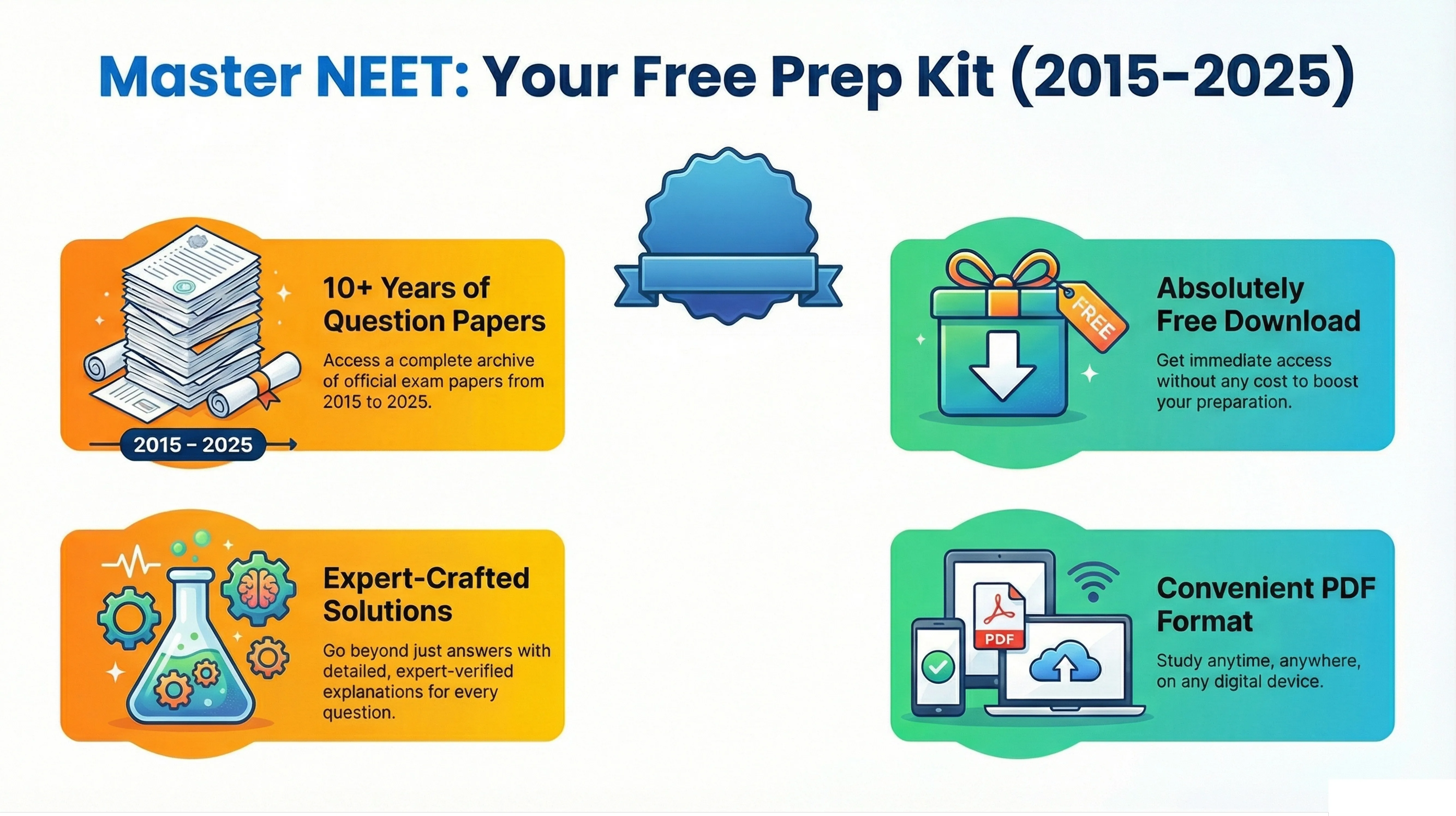 (2015-2025) NEET Previous Year Question Papers : [Free PDF] With Expert Solutions